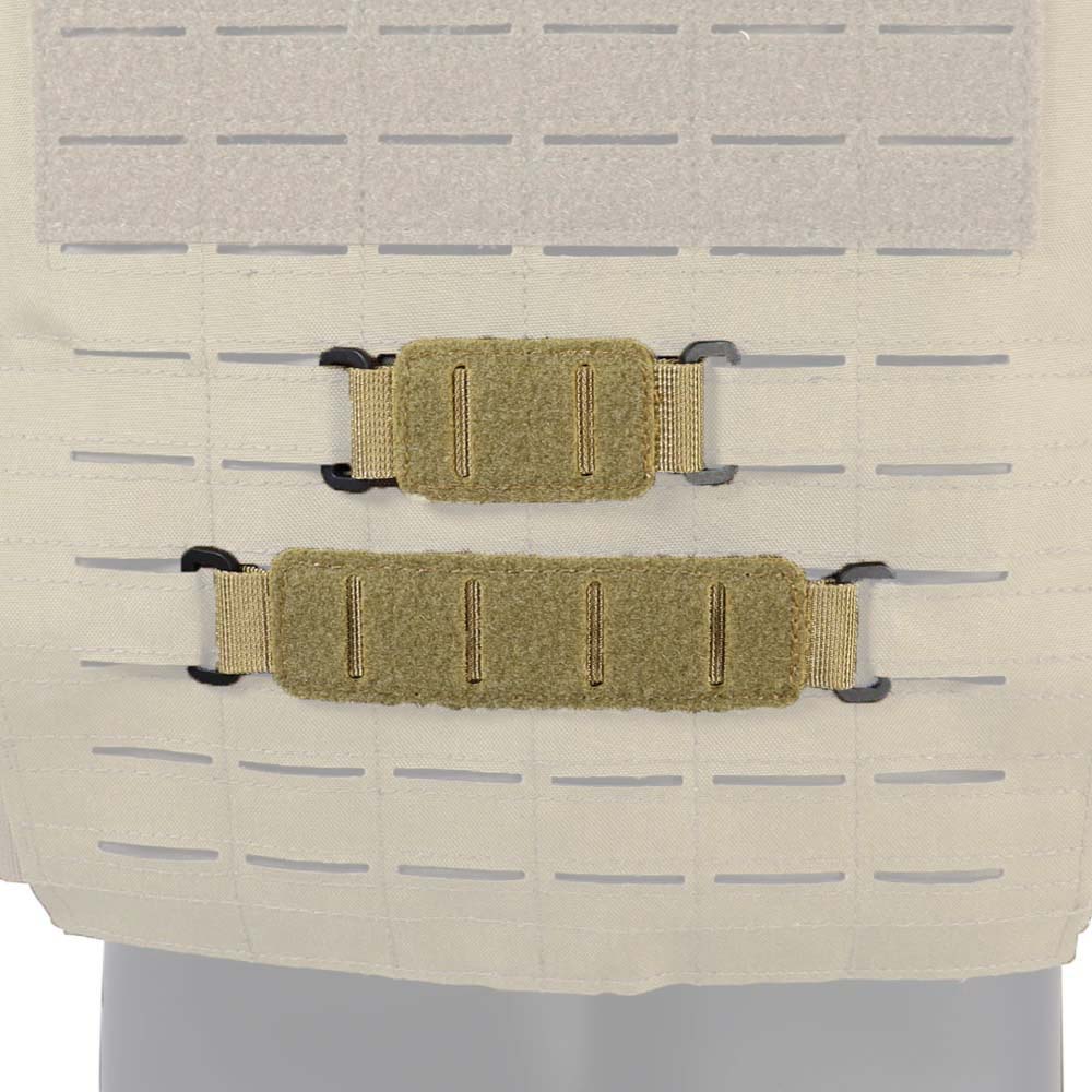 Velcro Hook Loop - MOLLE Klettverschluss-Patchpanel Taktische Klettbefestigungsstreifen für Weste/Rucksack