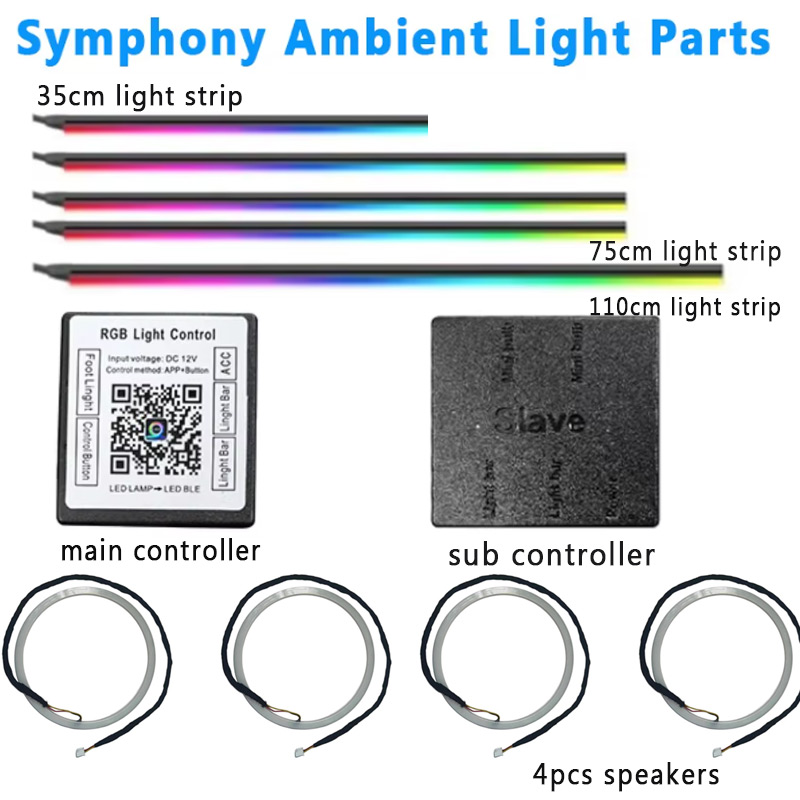 Led El Wire - 18/22 IN 1 Atmosphäre Lampe Teile