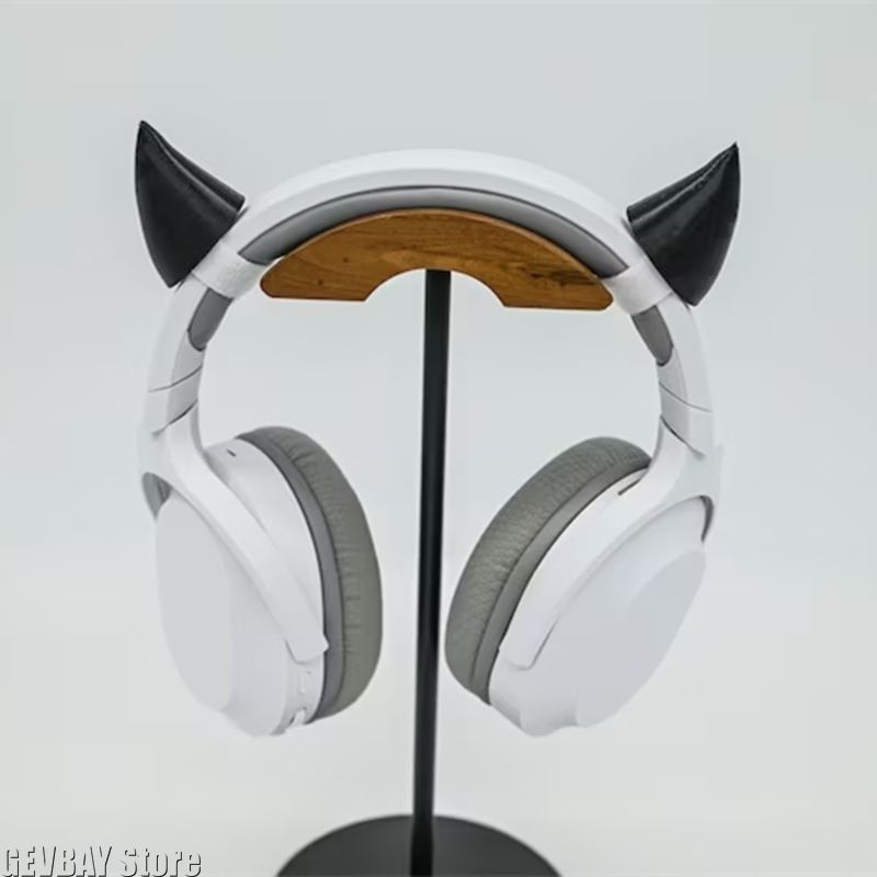 Cosplay Prop Kit - Teuflische Dämonenhörner für Headset Live-Streaming-Requisiten Succubus
