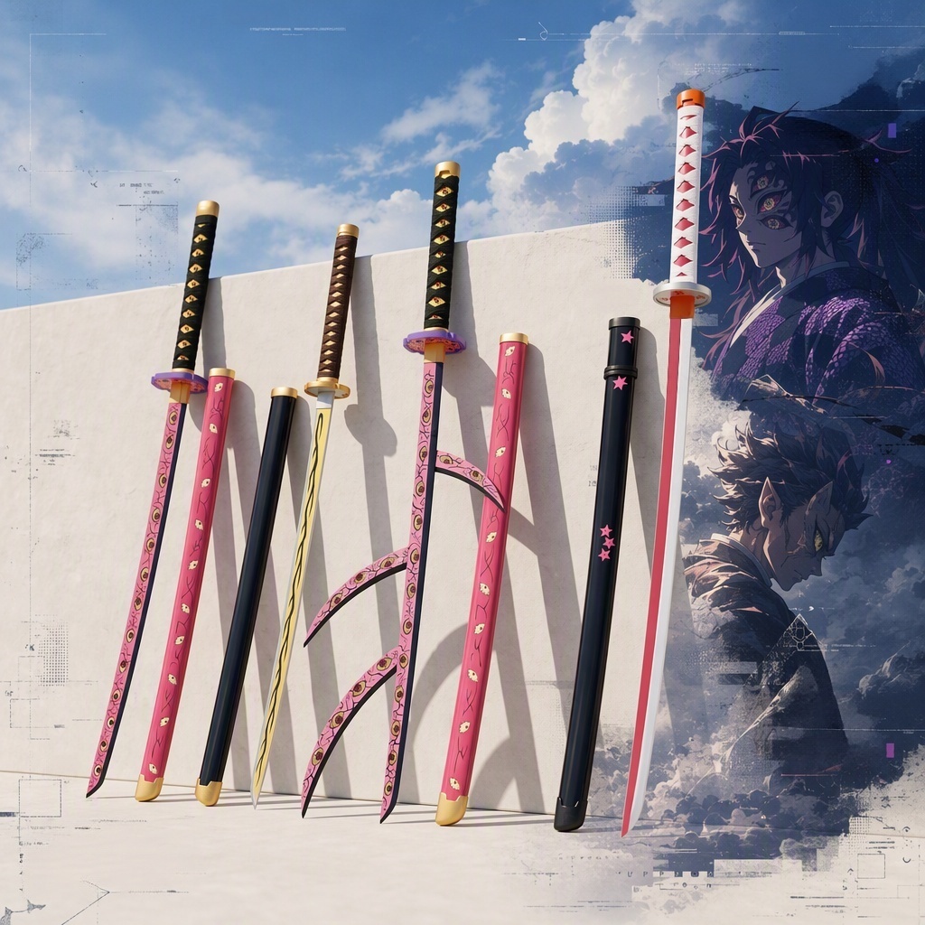 Cosplay Prop Katana - 40 Zoll Demon Slayer Agatsuma Zenitsu