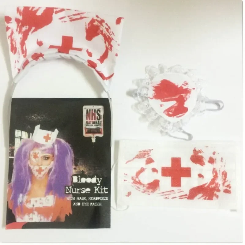 Cosplay Prop Kit - 3 teile/satz Halloween blutige Krankens ch