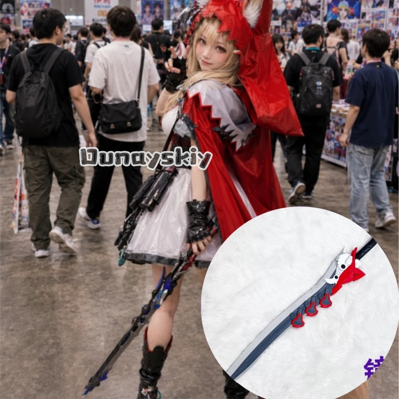 Detachable Cosplay Prop - KS*18Arknights Endfield Lusie Rotkäppchen Abnehmbares Cosplay-Requisit
