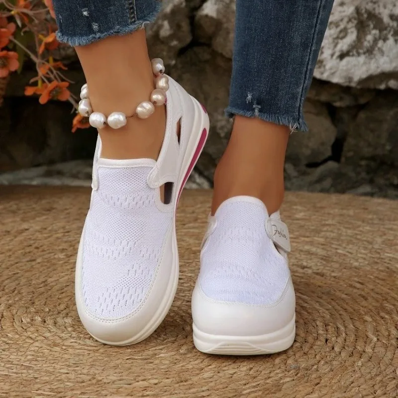 Damen Plateau-Slipper Sneaker  – Velcro Hook Loop Bewertung und Preis