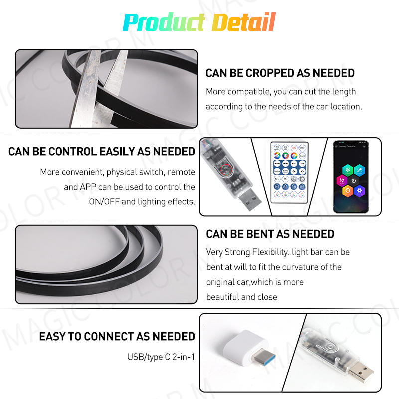 Vegetting 140 cm Auto Umgebung – Led El Wire Bewertung und Preis