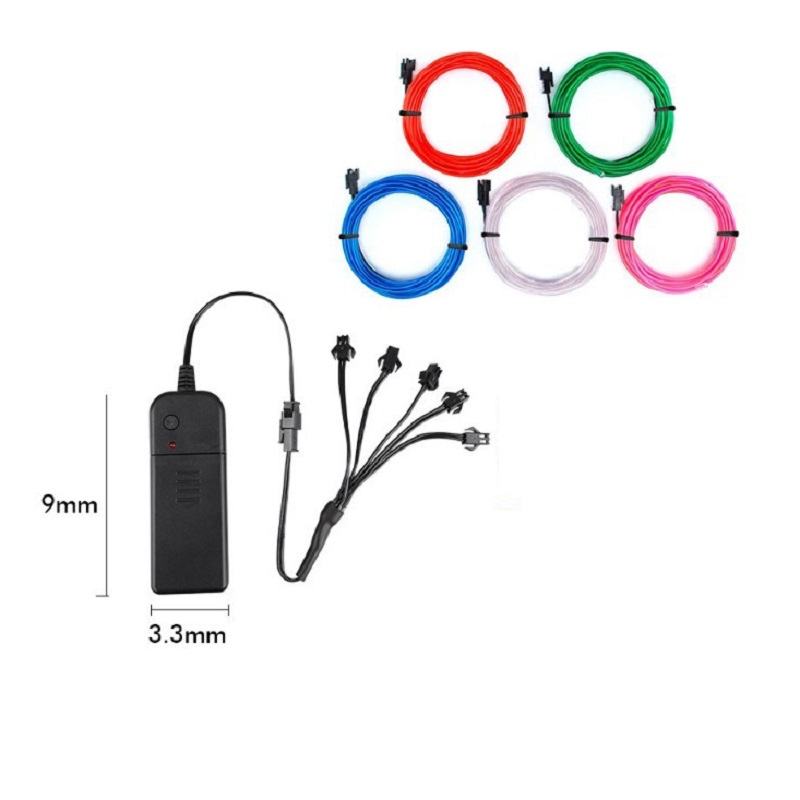 5-in-1-Leuchtdrahtkabel, LED,  – Led El Wire Bewertung und Preis