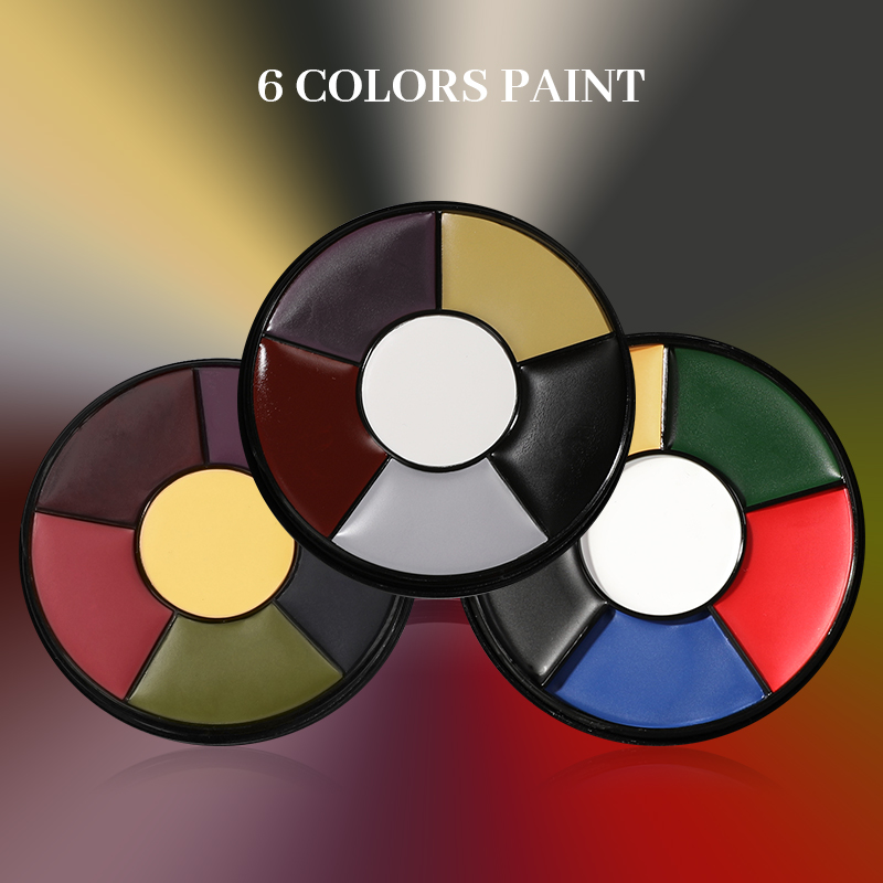 6-Farben-Öl-Gesichtsbemalungsp – Body Paint Sfx Bewertung und Preis
