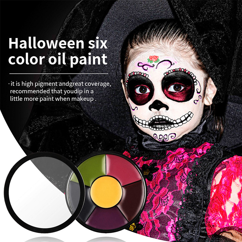 6-Farben-Öl-Gesichtsbemalungsp – Body Paint Sfx Bewertung und Preis