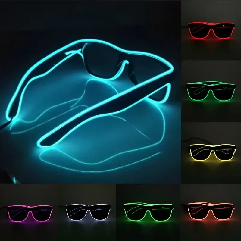 Neon-LED-Leuchtbrille, bunte E – Led El Wire Bewertung und Preis