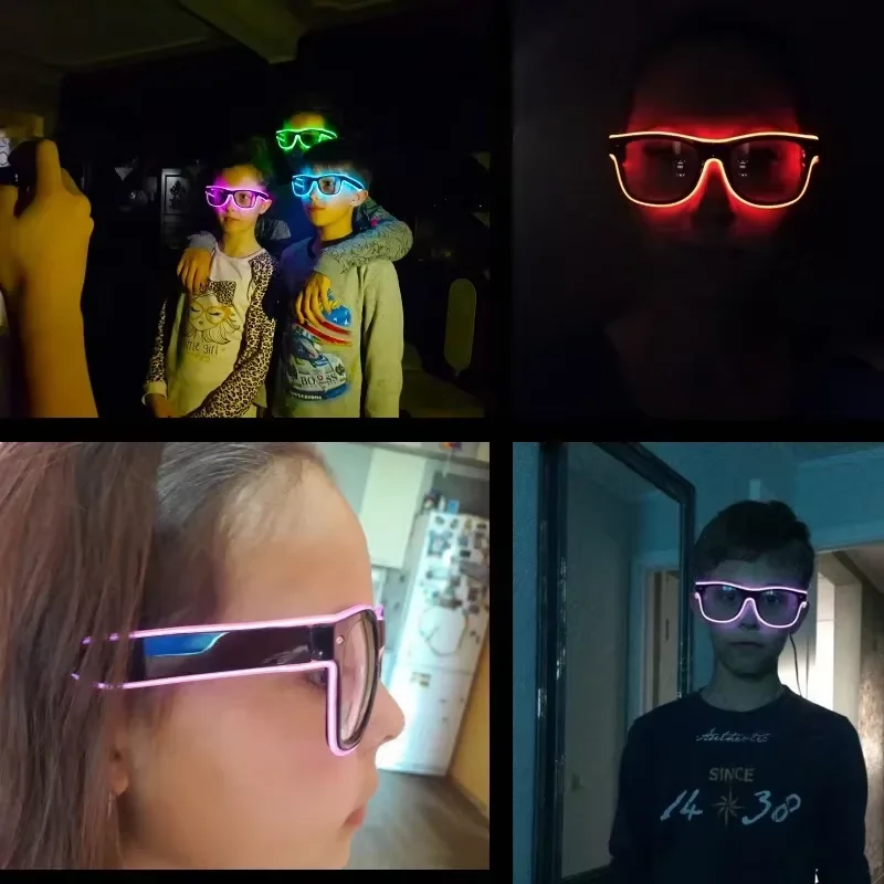 Neon-LED-Leuchtbrille, bunte E – Led El Wire Bewertung und Preis
