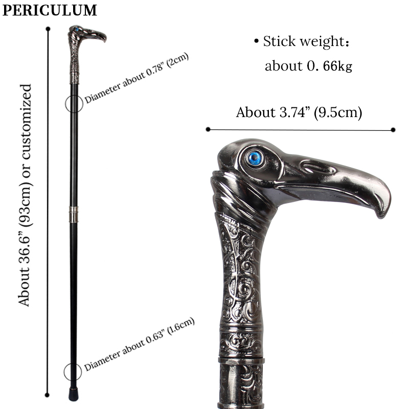 Silberner Pestdoktor-Gehstock  – Detachable Cosplay Prop Bewertung und Preis