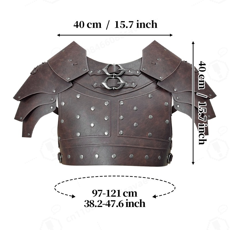 Mittelalterliche Nieten-Schult – Prop For Cosplay Bewertung und Preis