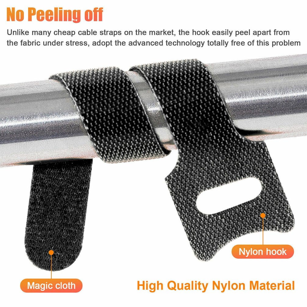 Klettverschlüsse für Kabel, Ka – Velcro Hook Loop Bewertung und Preis