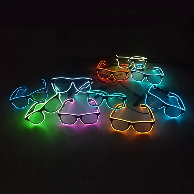 Blinkende Brille, EL-Draht, LE – Led El Wire Bewertung und Preis