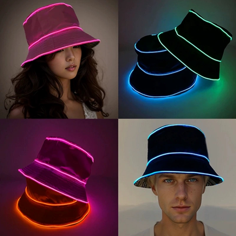 Einfarbige LED-Strandmütze, le – Led El Wire Bewertung und Preis