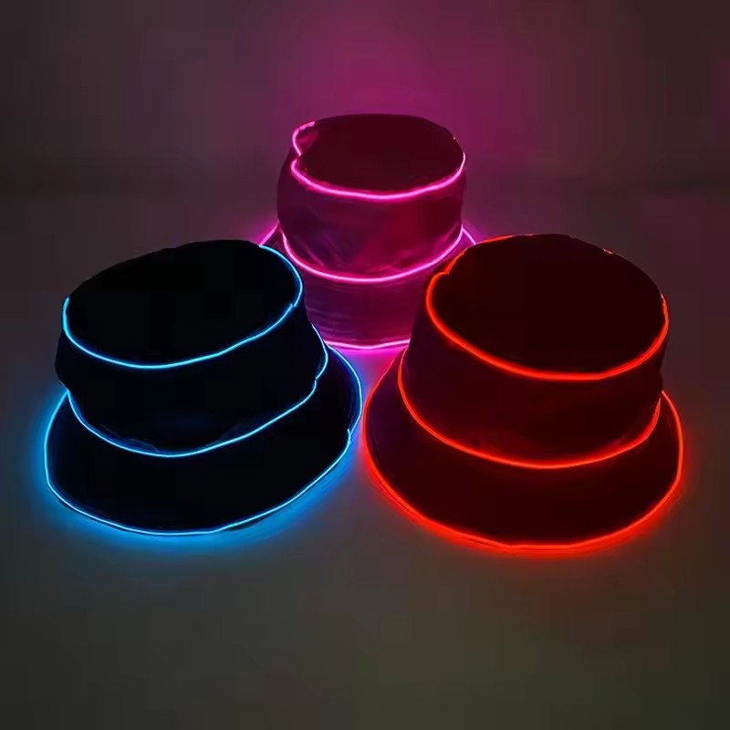 Einfarbige LED-Strandmütze, le – Led El Wire Bewertung und Preis