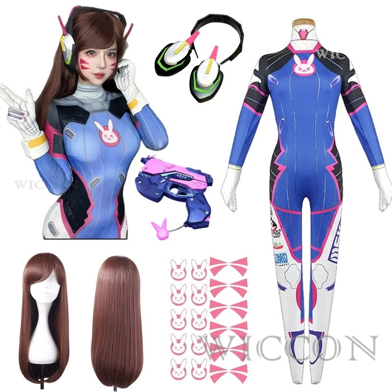 2025-11 Anime Frau Overall Str – Dva Cosplay Prop Bewertung und Preis