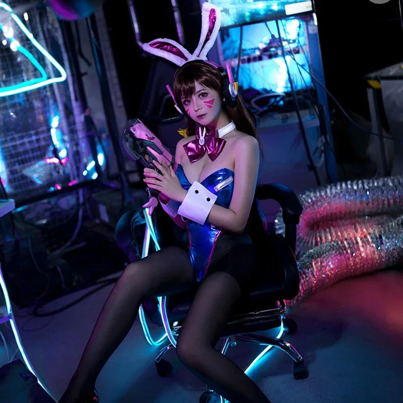 Overwatch DVA Bunny Overall Se – Dva Cosplay Prop Bewertung und Preis