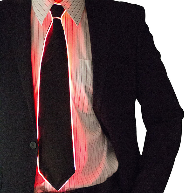 Männer Glowing Tie EL Draht Ne – Led El Wire Bewertung und Preis
