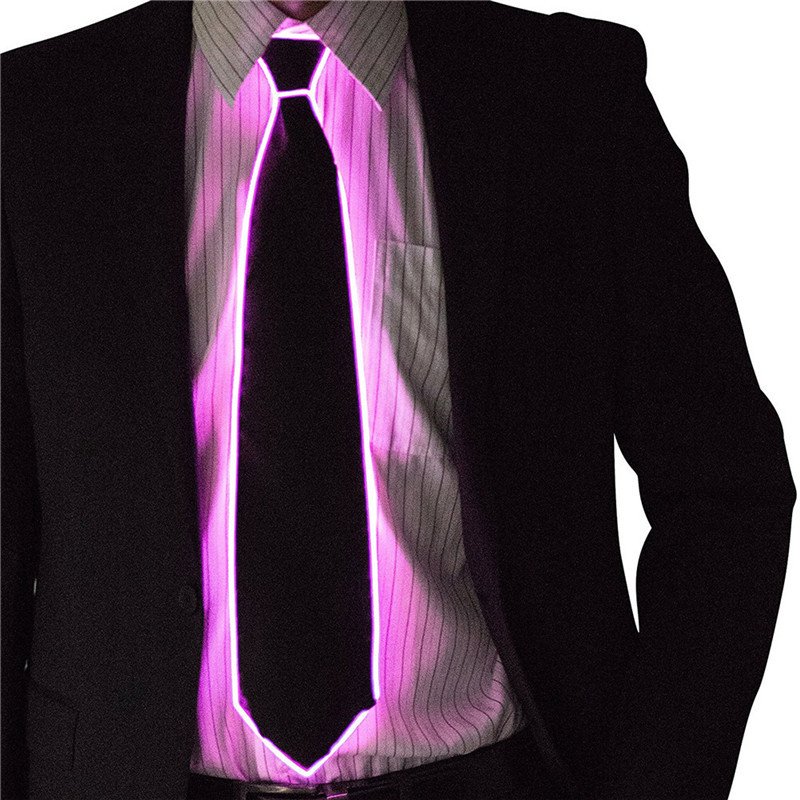 Männer Glowing Tie EL Draht Ne – Led El Wire Bewertung und Preis