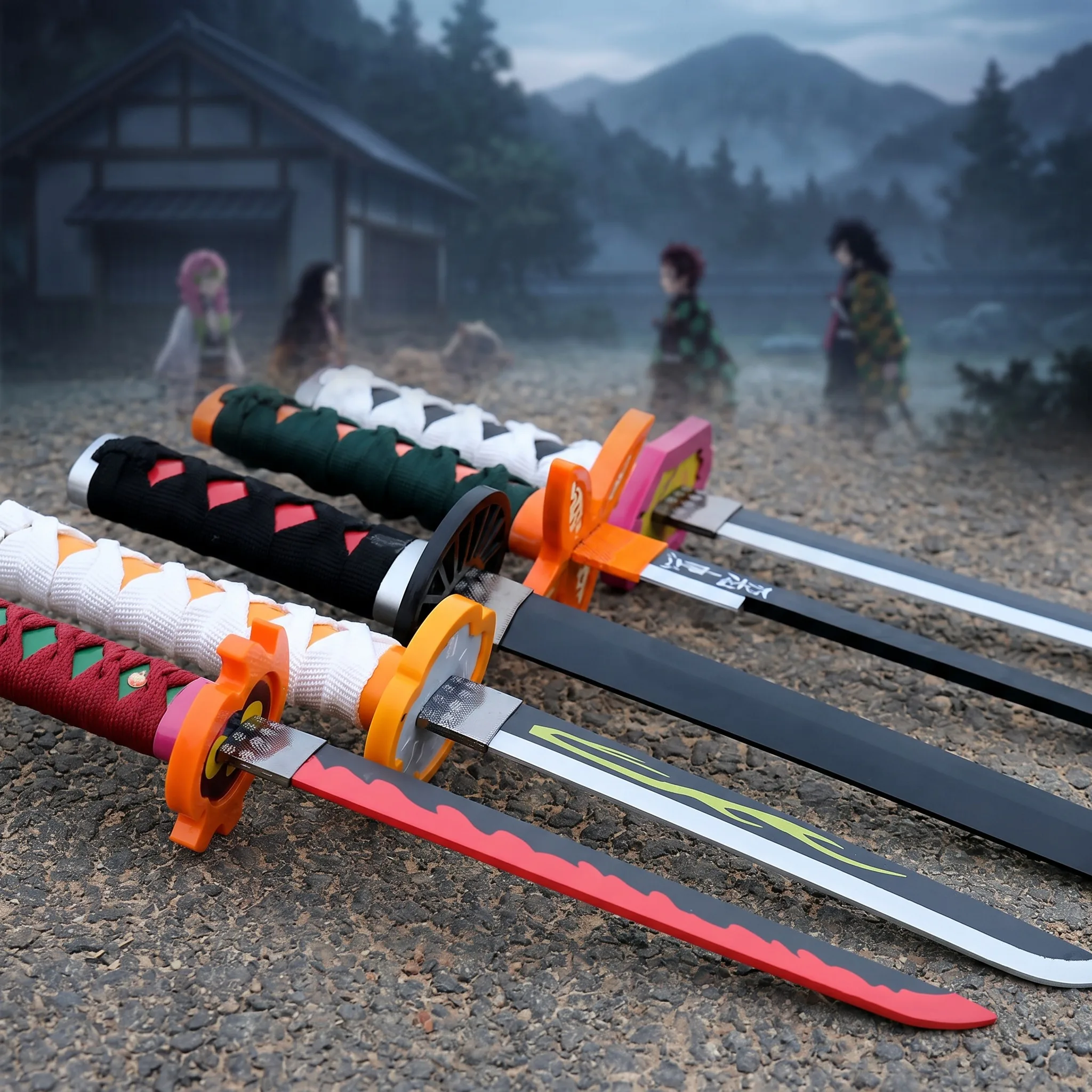 72 104cm Demon Slayer Katana T – Cosplay Prop Katana Bewertung und Preis