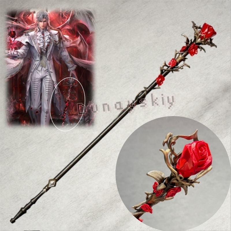 Sylus Staff Silver Wing Demon  – Detachable Cosplay Prop Bewertung und Preis