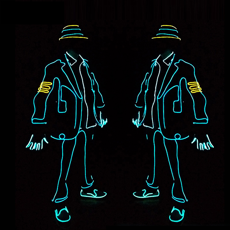 EL Wire Glowing Jazz Dance Kos – Led El Wire Bewertung und Preis