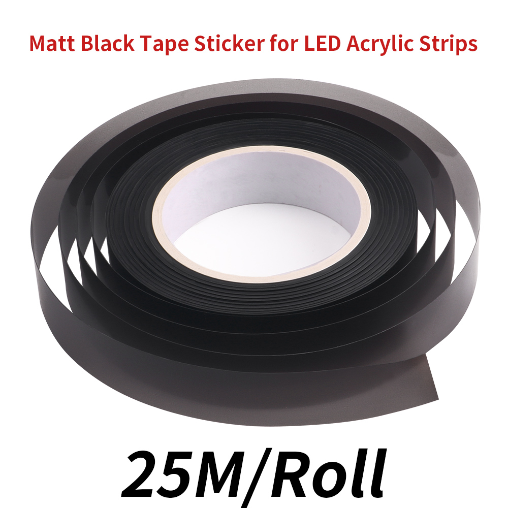 25M/Rolle Matt Schwarz Klebeba – Led El Wire Bewertung und Preis