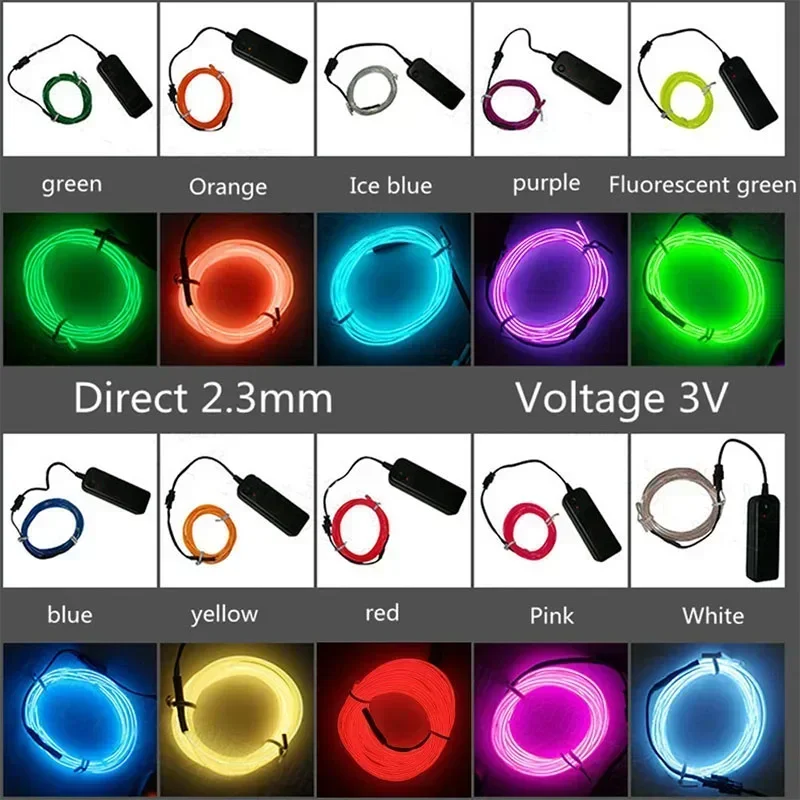 1M/3M/5M Flexible Neon Licht B – Led El Wire Bewertung und Preis